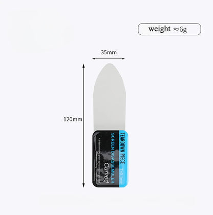 Herramienta Metálica Spudger Palanca Apertura Pantalla LCD Curva Teléfono Móvil (Ultra Delgada Flexible Desmontaje) (1 Unidad)