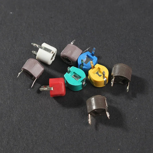 Kit Capacitor Variable Trimmer JML06 (5pF-120pF, 9 Valores Ajustables) - Pack 45 Unidades