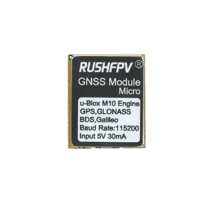Módulo GPS GNSS RUSHFPV M10 Micro Pro Mini (10Hz, Antena Cerámica Integrada) para Drones RC FPV Freestyle