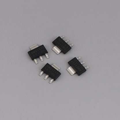 Set 70 Pcs Kit Reguladores Voltaje AMS1117 (7 Valores: 1.2V, 1.5V, 1.8V, 2.5V, 3.3V, 5.0V, ADJ) 10 Pcs/Valor