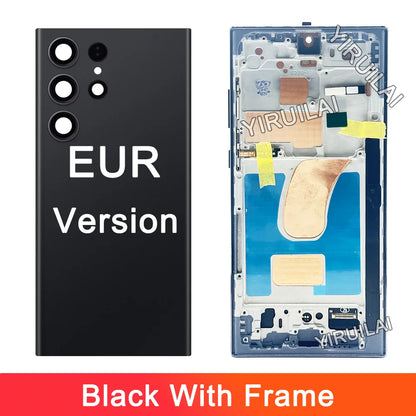 Pantalla LCD con Marco y Digitalizador Táctil para Samsung Galaxy S23 Ultra 5G (S918B/DS / S9180) (Probada)