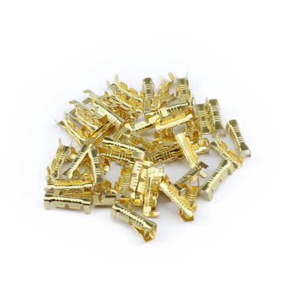 Conector Terminal Rápido Forma U 453 (Diente Pequeño, Fascia) para Cable 0.5-1.5mm² (50 Unidades)