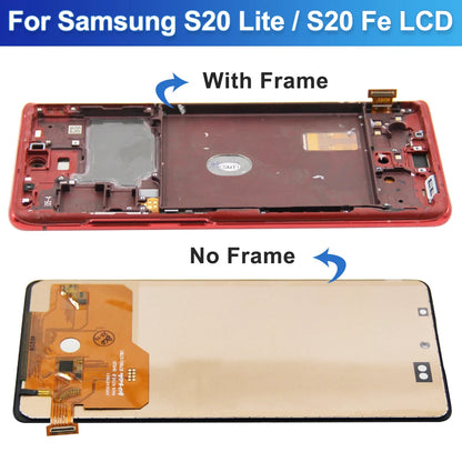 Repuesto de Pantalla LCD para Samsung Galaxy S20 FE (Probado, Digitalizador Táctil)