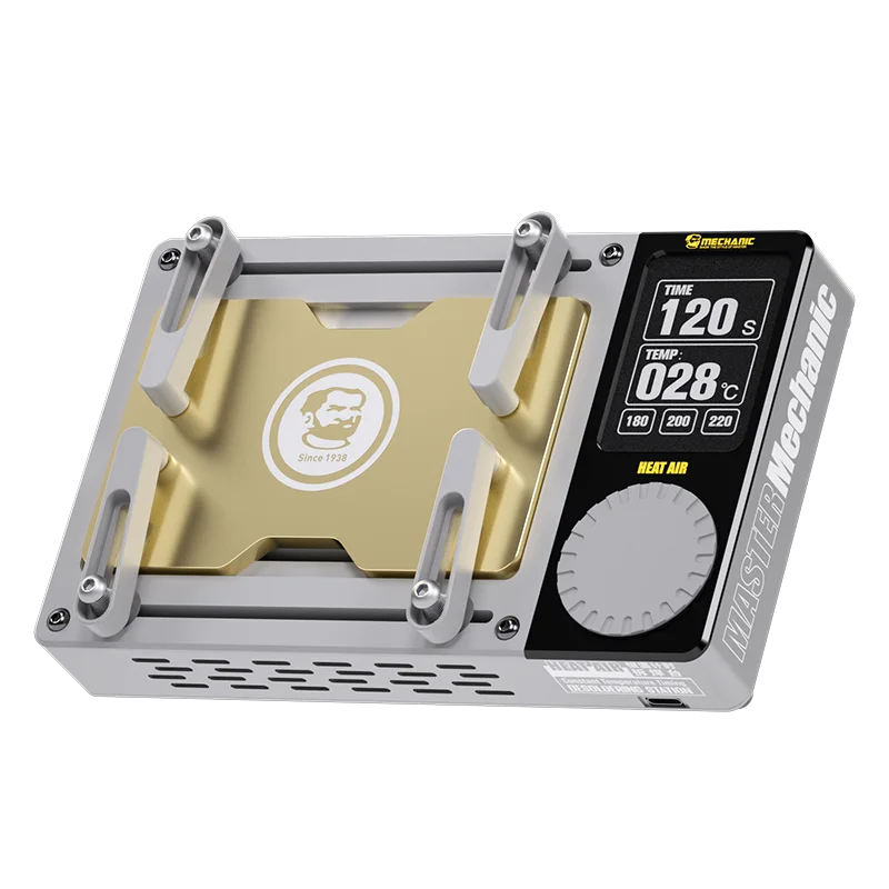 MECHANIC HEAT AIR Preheating Platform PTC Heating Core  BGA Stencil For IPhone X-15 Series Motherboard Layered Chip Reflow Weld