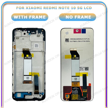 For Xiaomi Redmi Note 10 5G LCD Display Touch Screen Digitizer Assembly M2103K19G M2103K19C LCD Screen Replacement Repair Parts