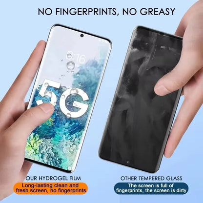 Film Hidrogel Protector Pantalla para Samsung Galaxy S8-S24 Ultra/Plus/FE / Note 9/10/20 Plus (5 Unidades)