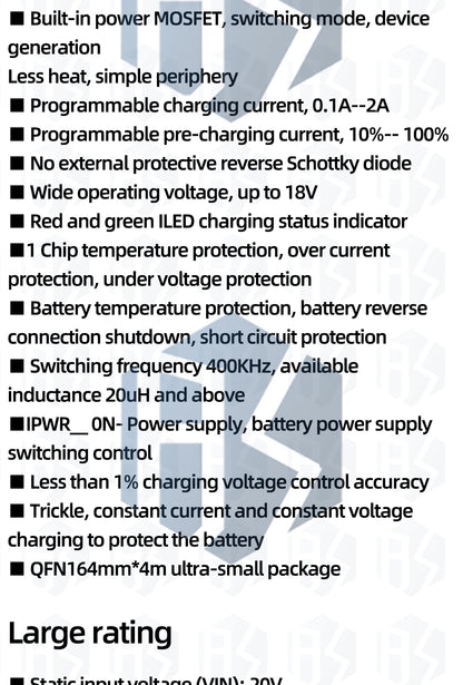 1~10PCS TP5100 double single lithium battery charge management compatible 2A rechargeable lithium plate