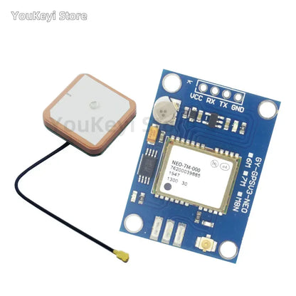 Módulo GPS GY-NEO6MV2 / GY-NEO7MV2 / GY-NEO8MV2 (NEO-6M/7M/8M) con Antena Grande y EEPROM para Control Vuelo MWC/APM2.5 Arduino