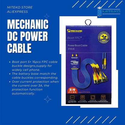 Mechanic iBoot FPC Power Supply Test Cable, Mobile Phone Boot Device, iPhone, Samsung, Huawei, OPPO, Xiaomi, Repair Control Line