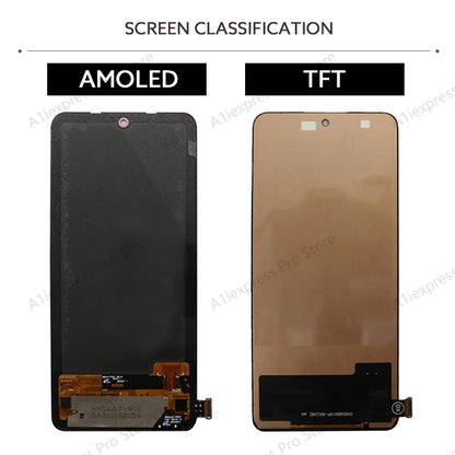 LCD Display Screen For Xiaomi Redmi Note 11 Pro 4G 5G Touch Screen Digitizer Assembly 2201116TG 2201116TI 21091116I 2201116SG