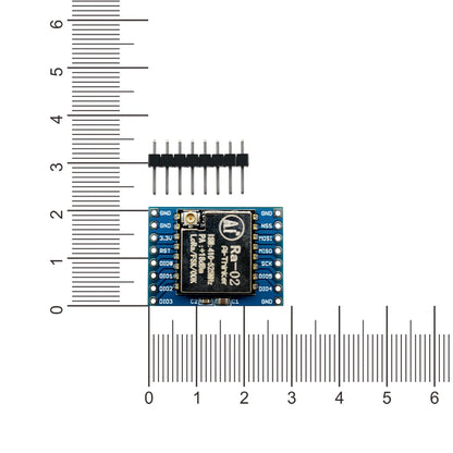 Módulo LoRa DIYMORE SX1278 (433MHz, 10KM, Ra-02) Transmisión Inalámbrica Spread Spectrum con Antena IPX 2.4G para Hogar Inteligente