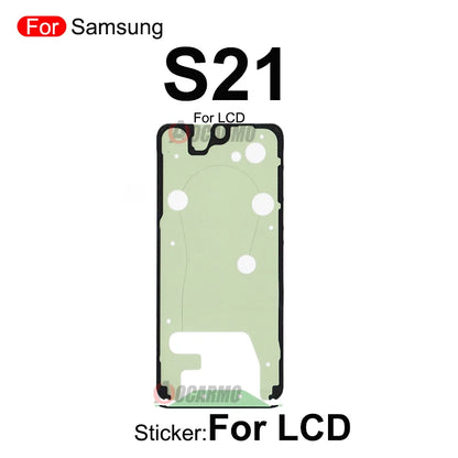 Adhesivo Doble Cara para Pegado Pantalla LCD Frontal y Tapa Batería Trasera Samsung Galaxy S21/S21+/S21FE/S21 Ultra