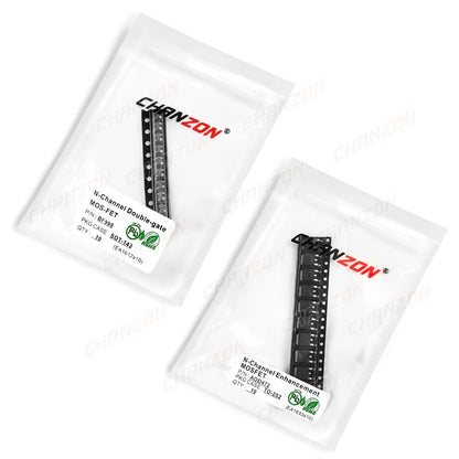 Lote 10 Pcs MOSFET/Transistor Darlington SOT-143/TO-252 (BF998, AOD452, AOD472, AOD409, MJD122)