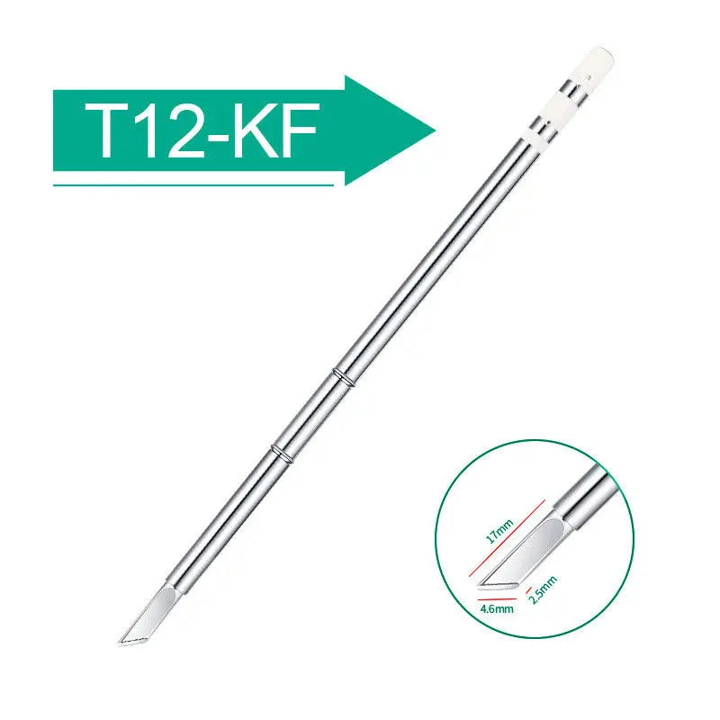 T12 Electric Copper Soldering Iron Tips T12-K B2 BC1 ILS BCF2 D16 KF For Hakko fx951 DIY Welding Head Soldering Station Kits