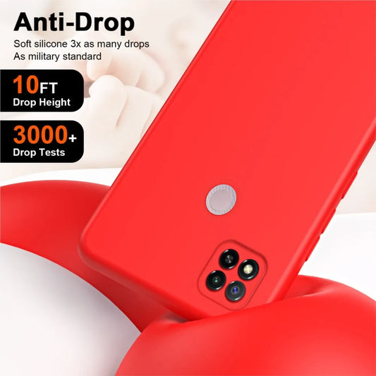 Funda Carcasa Silicona Líquida Suave Lujo para Xiaomi Redmi 9C NFC (Protección Cámara)