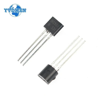 Kit Transistores NPN BC547B + PNP BC557B TO-92 (25 de c/u, Total 50 Piezas)