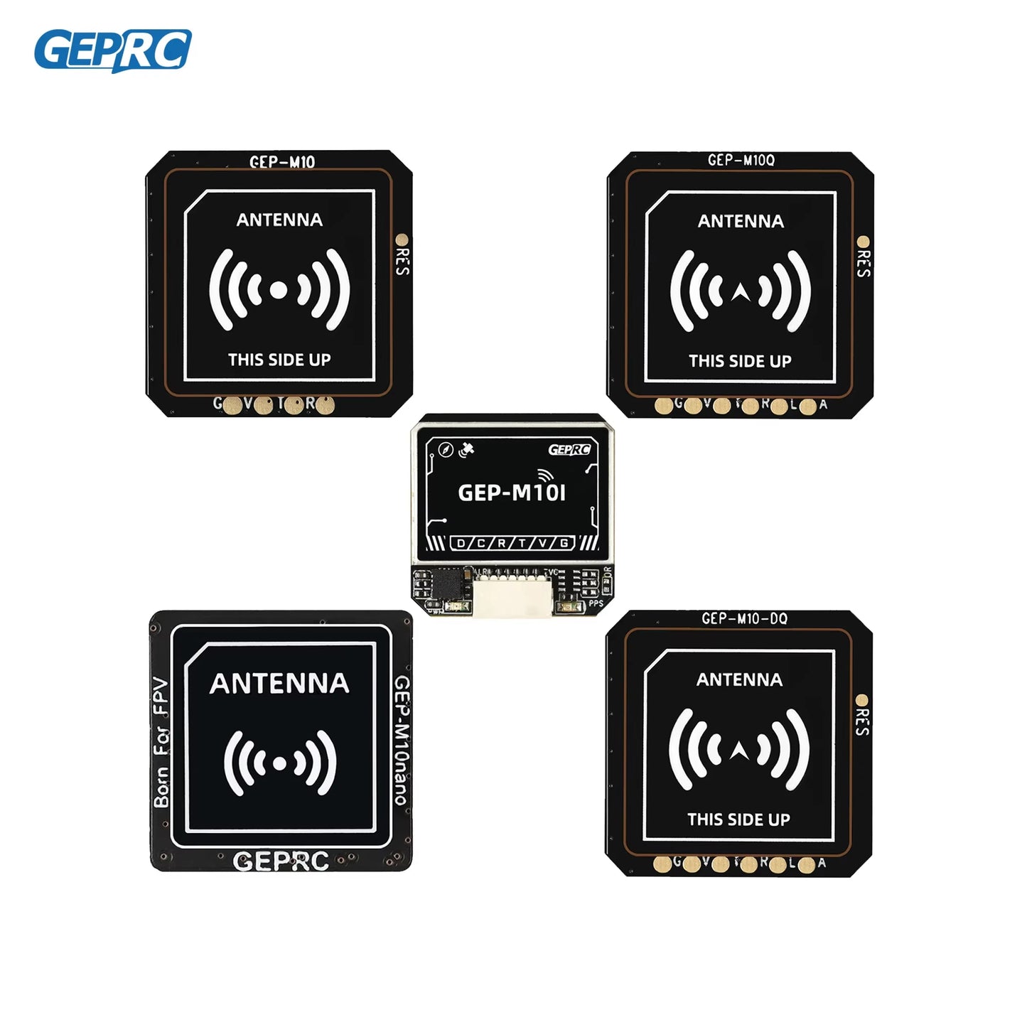 Módulo GPS GEPRC Serie GEP-M10 con Chip Flash, Magnetómetro QMC5883, Barómetro DPS310 y Capacitor Farad para Drones RC