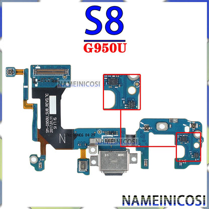 Placa Módulo Puerto Carga USB Dock para Samsung Galaxy S6/S7/S8/S9 Edge/Plus (G920/G925/G930/G950/G955/G960/G965 F/U)