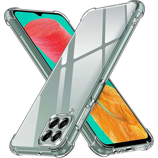 Funda Silicona Suave Transparente Anti-Golpes (Airbag 1.5mm Grosor) para Samsung Galaxy M12/M13 4G/M22/M23/M32/M33 5G/M42/M51/M52/M53