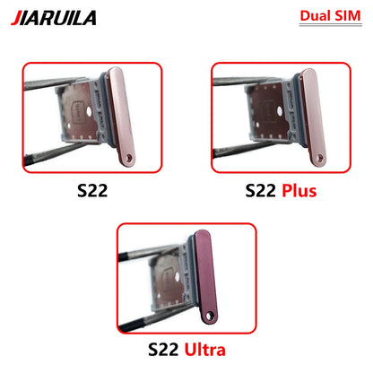 Bandeja Porta SIM/SD Card para Samsung S22 / S22 Plus / S22 Ultra - Repuesto Adaptador + Pin