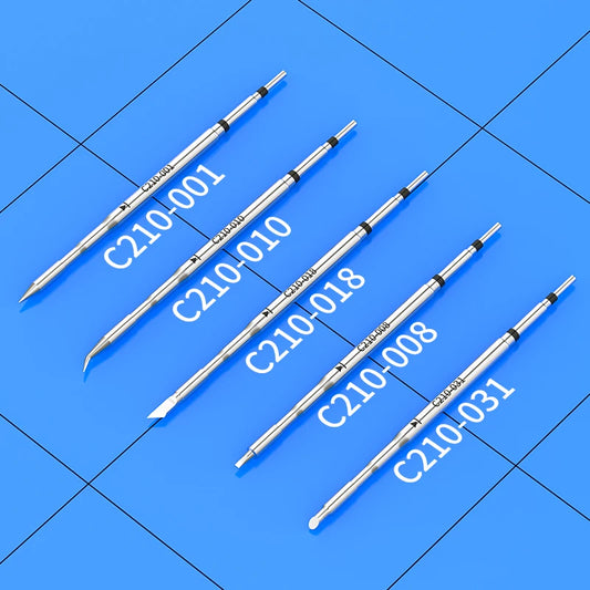 C210 Soldering Tips Compatible with JBC T210 Handle for CD-2SD/2SHE Station Welding Nozzle C210-001 C210-007 C210-008 C210-018