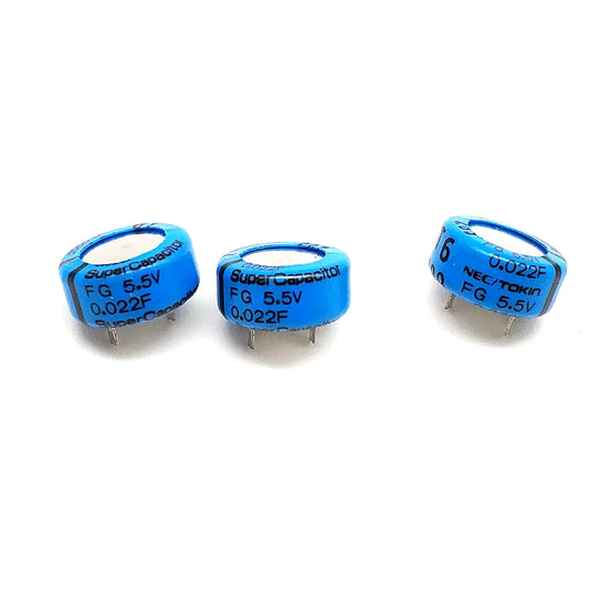 Supercapacitores FG/FGH/FGR 5.5V - Varios Valores (0.01F a 4.7F)