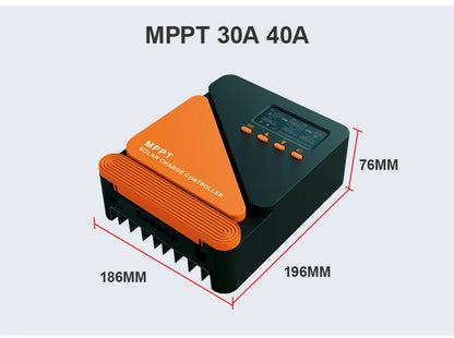 EASUN Solar Charge Controller MPPT 60A 50A 40A 30A 20A 10A Solar Panel Solar Charge Regulator 12V 24V Battery PV Input 100VOC