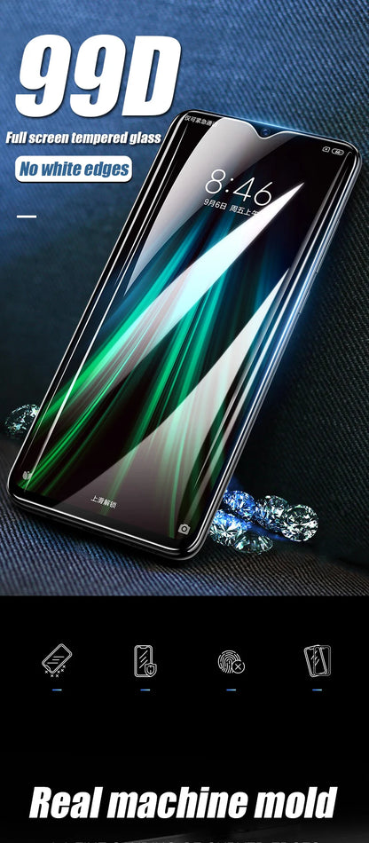 3PCS Full Tempered Glass for Xiaomi Redmi Note 7 8 9 10 Pro 8T 9T 9S 10S 11S Screen Protector For Redmi Note 11 12 13 Pro 14 5G