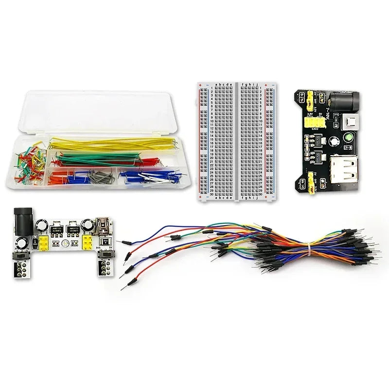 1pcs Power Module Breadboard Kit Bread Board Wire Cables Jumper Breadboard Wire Kit Electronics Breadboard Solderless