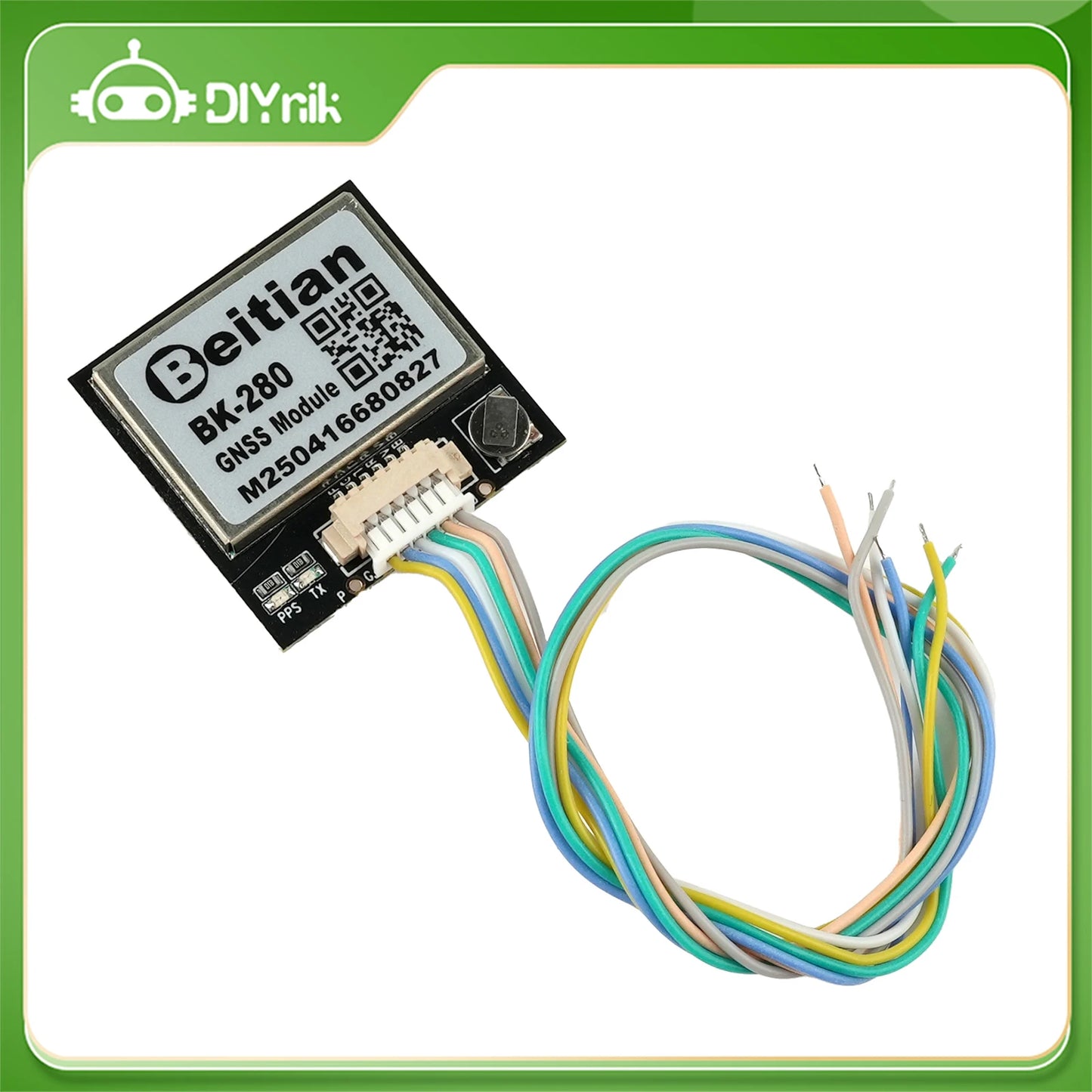 Módulo GNSS Dual Beitian BK-280 G-MOUSE (GPS/GLONASS, Flash M9140-KB, Cable 1.25-6P) para Arduino/RC/RPI/Drones