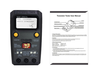 Tester Transistor Multiuso BSIDE ESR02PRO - Medidor Diodo, Triodo, Capacitancia, Resistencia (MOS/PNP/NPN/SMD)