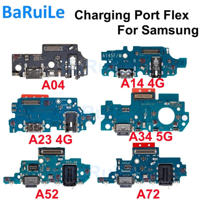 Placa Puerto Carga Rápida USB con Conector Dock y Flex para Samsung Galaxy A03/A04/A12-A14/A23/A24/A34/A52/A53/A72/A73 4G/5G