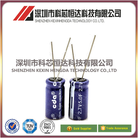 Supercapacitores Farad 2.7V - Varios Valores (0.35F a 60F) - Lote 10 Piezas