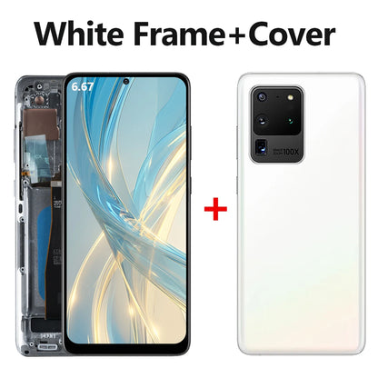 Reemplazo Super AMOLED de 6,9 pulgadas para Samsung S20 Ultra SM-G988B/DS pantalla táctil LCD S20 Ultra 5G