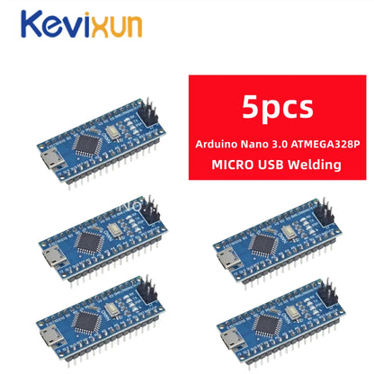 Placa Nano 3.0 (ATMEGA328P, 16MHz, CH340) con Bootloader (Puerto Mini/Tipo C/Micro USB) compatible Arduino