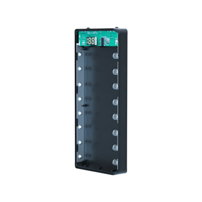 Caja Power Bank Shell DIY 5V (Doble USB/Micro USB/Tipo C) Soporte Baterías 18650 (Carcasa Desmontable, Sin Batería)