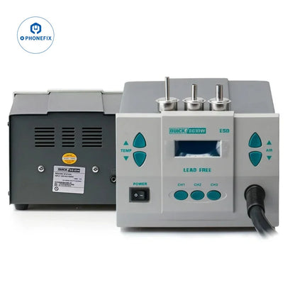 QUICK Station 1000W Smart Hot Air Desoldering Station 861DW Digital Display Precise Temperature Control Heat Gun Soldering Tool