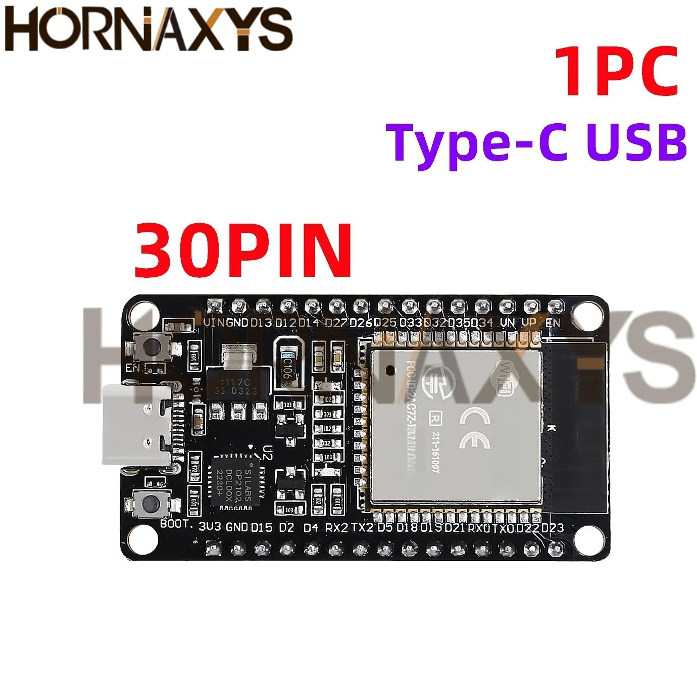 Placa Desarrollo ESP32 (ESP-32/ESP-32S) WiFi + Bluetooth Doble Núcleo Bajo Consumo (Similar ESP8266) (1-10 Unidades)