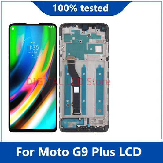 NEW 6.81" For Motorola Moto G9 Plus XT2087-1 -2 LCD Display Touch Screen Digitizer Assembly Replacement For Moto G9 Plus LCD