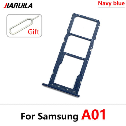 Bandeja Porta Doble Tarjeta SIM / SD (Repuesto con Pin) para Samsung Galaxy A01 Core / A02 / A11