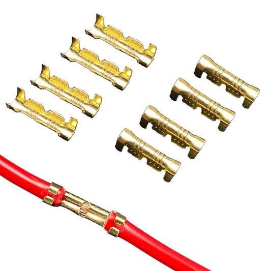 Terminal Conector Acoplamiento Tipo U Lengüeta (0.3-1.5mm²) Bloque Terminal Doble Conector (50/100/200 Unidades)