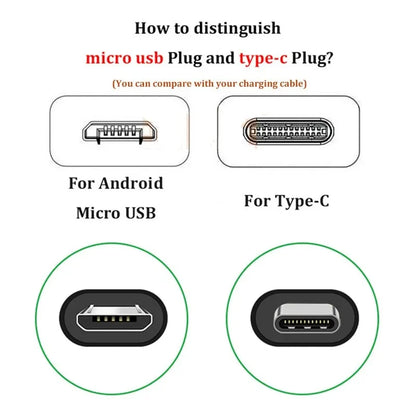 Cargador NNBILI para Redmi (5V 2A, EU/US) con Cable Tipo C/Micro USB para Note 11/10/9/9A/8A/3-8 Pro