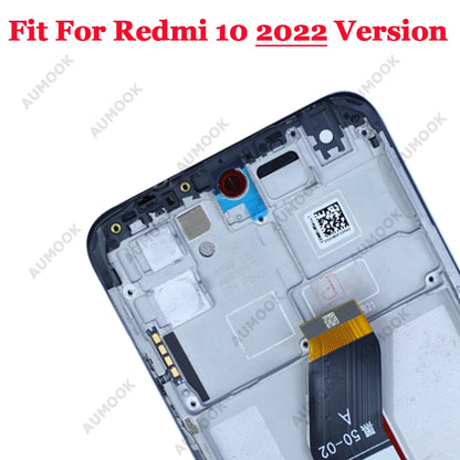 LCD For Xiaomi Redmi 10 Prime 2022 22011119TI Display for Redmi 10 2022 21121119SG Touch Screen Digitizer Assembly Replacement