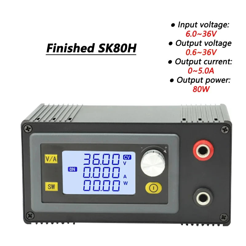 Módulo Convertidor Buck-Boost CC/CV DC 6-36V a 5-30V 35W/80W Fuente Alimentación Ajustable Step-Down/Up Estabilizada