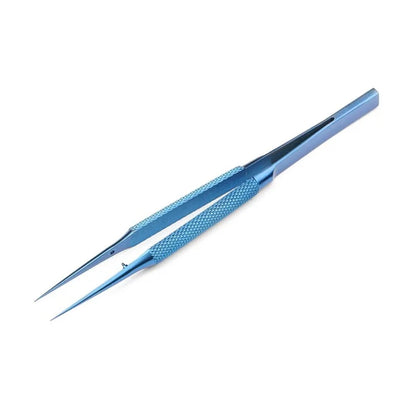Pinzas Precisión Aleación Titanio Antimagnéticas Profesionales para Reparación Huella Digital/Línea Salto/Placa Base Teléfono
