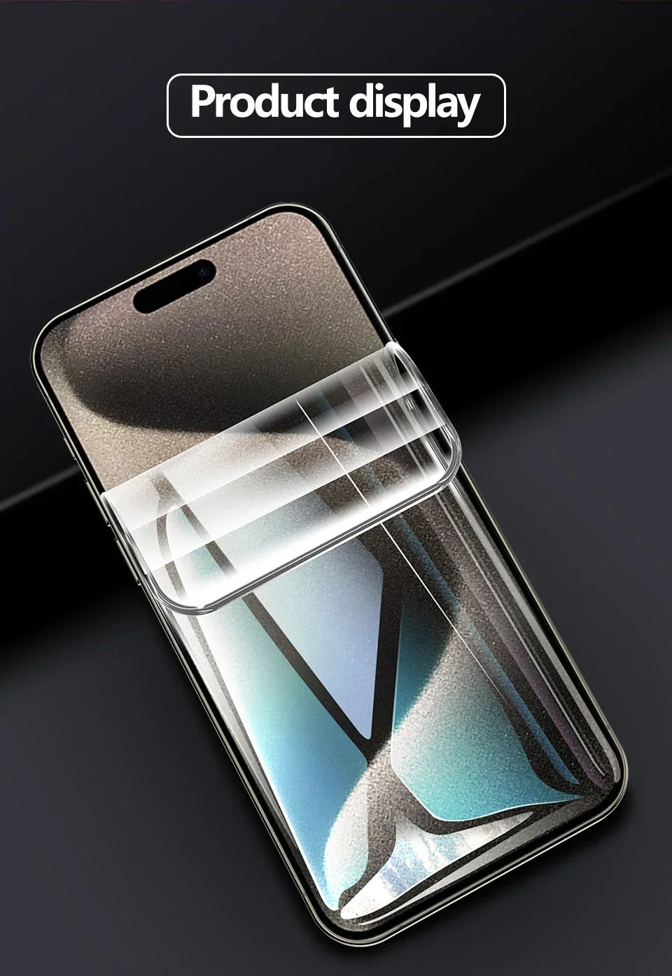 Film Hidrogel Cobertura Completa Protector Pantalla para iPhone 7/8 Plus / X/XR/XS Max / 11-16 Pro Max (Pack 5 Unidades)