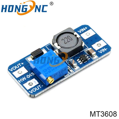 Módulo Fuente Alimentación Estabilizada Ajustable Boost/Buck DC-DC 2A/3A (LM2596S / MT3608 / MP1584EN)