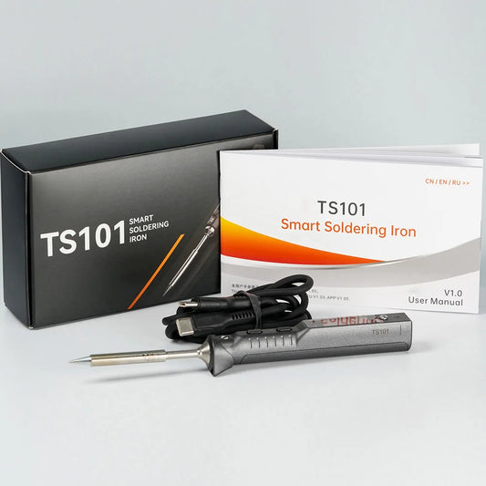 Original TS101 Soldering Iron Electric 65W Temperature Adjustable Programming TS100 Soldering Iron New Upgrade