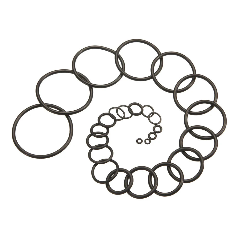 Set Surtido O-Rings Goma Nitrilo 32 Tamaños Universales (Junta Sello) para Plomería/Automotriz/Grifo Reparación (225/419 Piezas)