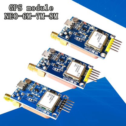 Placa Desarrollo Módulo Posicionamiento Satelital GPS NEO-6M / NEO-7M / NEO-8M para Arduino/STM32/C51/MCU